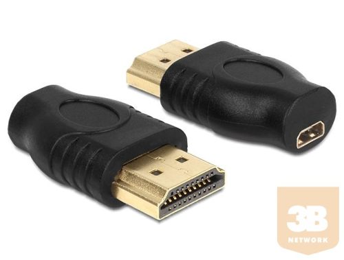 Delock adapter, HDMI micro D anya --> HDMI A apa