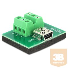   ADA Delock 65518 Mini USB anya > Terminal Block 6pin adapter