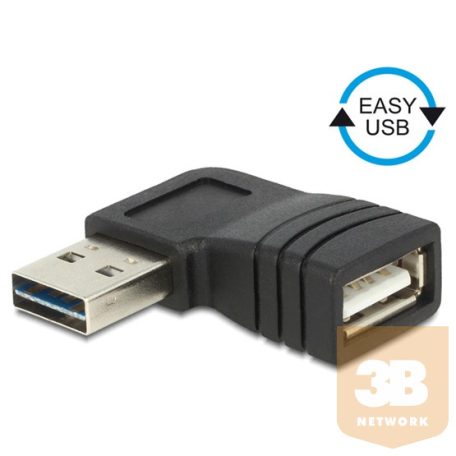 ADA Delock 65522 EASY-USB 2.0-A apa > USB 2.0-A anya bal/jobb forgatott adapter