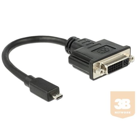 Delock Adapter HDMI Micro-D (M) -> DVI 24+5 (F) 20 cm