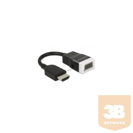 ADA Delock 65587 HDMI-A dugó - VGA hüvely audióval adapter