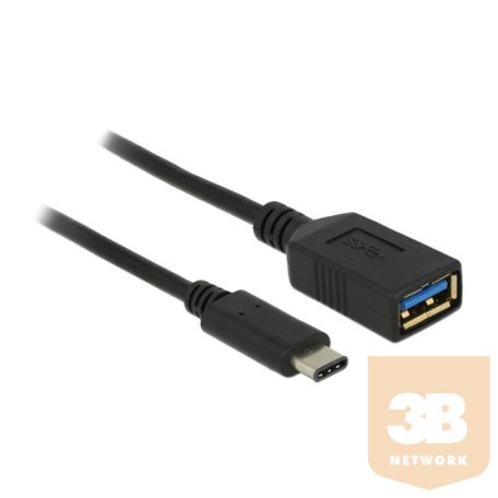ADA Delock 65634 USB3.1 Type-C apa > USB3.1 Type-A anya USB adapter kábel - 0,15m