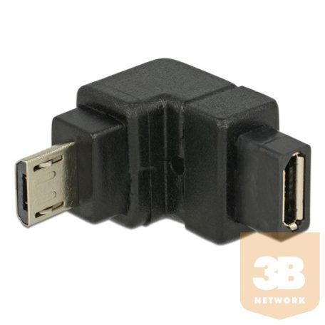ADA Delock 65668 USB2.0 micro-B apa > USB2.0 micro-B anya lefelé adapter