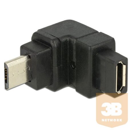 ADA Delock 65669 USB2.0 micro-B apa > USB2.0 micro-B anya felfelé adapter
