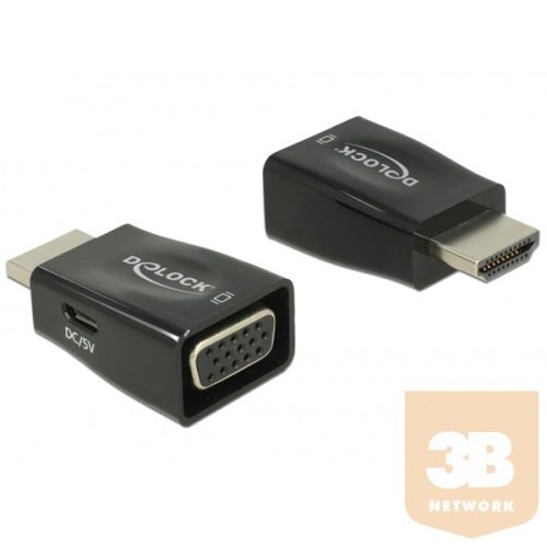 DELOCK Átalakító HDMI-A male to VGA female