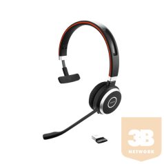   JABRA Fejhallgató - Evolve 65 SE Mono Bluetooth Vezeték Nélküli, Mikrofon