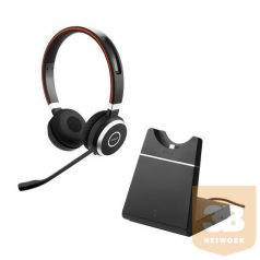   JABRA Fejhallgató - Evolve 65 SE MS Stereo Bluetooth Vezeték Nélküli, Mikrofon + Töltő állomás