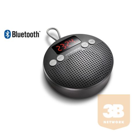 WaveMaster Hangszóró Bluetooth - MOBI-3 Black (Bluetooth, Fm Rádió, fekete)