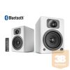 WaveMaster Hangszóró 2.0 - TWO NEO White (60W RMS, Bluetooth, 3,5mm jack, RCA, Toslink, USB-Audio, Távírányító, Fehér)