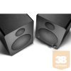 WaveMaster Hangszóró 2.0 - CUBE MINI NEO Black (36W RMS, Bluetooth, 3,5mm jack, RCA, Toslink, Távírányító, Fekete)