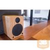 WaveMaster Hangszóró 2.0 - CUBE MINI NEO Bamboo (36W RMS, Bluetooth, 3,5mm jack, RCA, Toslink, Távírányító, Bambusz)