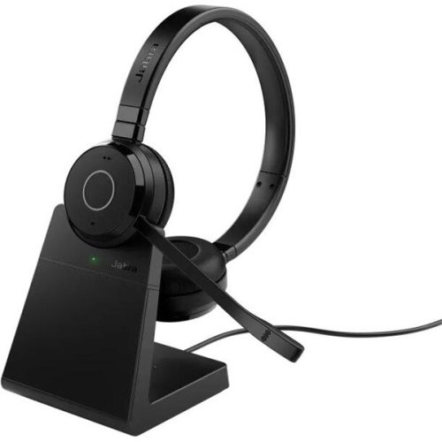 JABRA Fejhallgató - Evolve 65 TE MS Stereo Bluetooth Vezeték Nélküli, Mikrofon + Töltő állomás