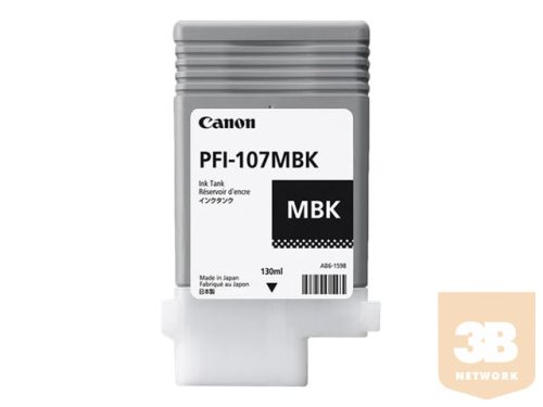 CANON PFI-107MBK ink cartridge matte black standard capacity 130ml 1-pack