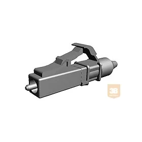   AMP LC LightCrimp Plus csatlakozó - MM simplex 50/125µ, fekete (6754483-2)