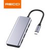 HUB RECCI RH06 TypeC-4xUSB 3.0 + Micro HUB