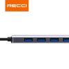 HUB RECCI RH06 TypeC-4xUSB 3.0 + Micro HUB