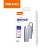 HUB RECCI RH06 TypeC-4xUSB 3.0 + Micro HUB