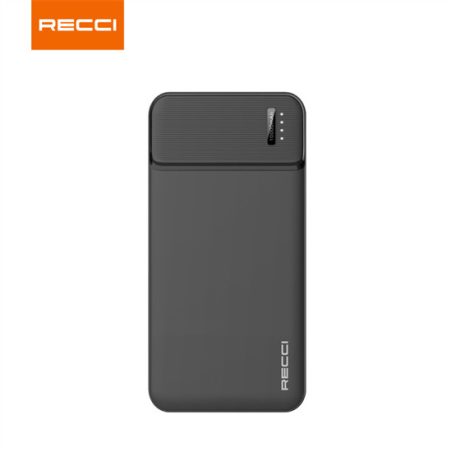 CHG RECCI RPB-N16B TypeC 2USB Powerbank 10.000mAh, fekete