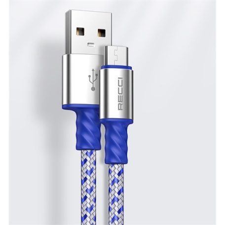 KAB RECCI RTC-N33M Micro-USB szövet kábel - 2m