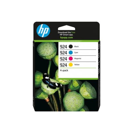 HP 924 CMYK Original Ink Cartridge 4-Pack