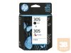 HP 305 2-Pack Tri-color/Black Original Ink Cartridge