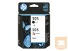 HP 305 2-Pack Tri-color/Black Original Ink Cartridge