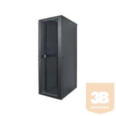   Manhattan rack szekrény - 19" különálló kivitel (22U, 1144 (h) x 600 (w) x 800 (d) mm, IP20, lapra szerelt, Fekete)