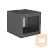 Manhattan Intellinet 714808 19" Fali rack szekrény 9U, 500 (h) x 540 (w) x 560 (d) mm, IP20, lapra szerelt Fekete