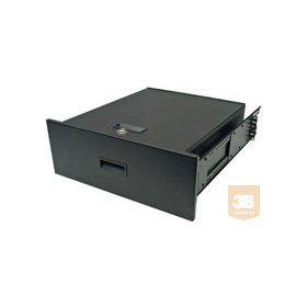   Great Lakes 7206-DR 4U kihúzható fiók rack szekrénybe, zárható (45 kg-ig)