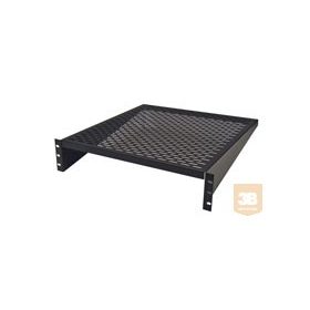   Great Lakes 7206-FM elöl rögzíthető polc rack szekrénybe, 2U, 457mm mély (27kg-ig)