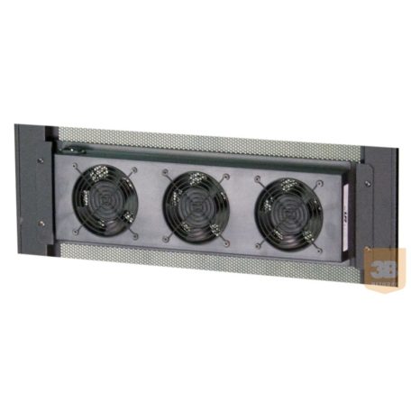 Great Lakes 7217LE3 Ventilátor 3 egységes, ajtóba szerelhető, rack szekrényhez