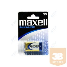 MAXELL Alkálielem 6LR61 9V 1db-os