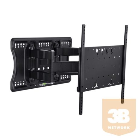 Multibrackets fali rögzítő Tilt & Turn Plus HD Superslim dönthető, forgatható konzol, 42-84", fekete