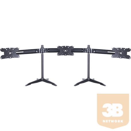 Multibrackets asztali rögzítő Triple, 24-32", fekete