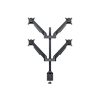 MULTIBRACKETS 4 karos asztali konzol, M VESA Gas Lift Arm Quad Black HD