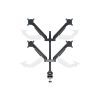 MULTIBRACKETS 4 karos asztali konzol, M VESA Gas Lift Arm Quad Black HD