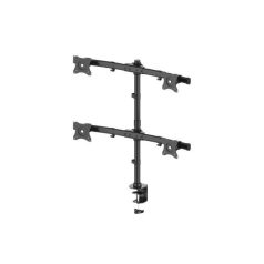   Multibrackets asztali rögzítő Quad, dönthető, forgatható 15-27", fekete