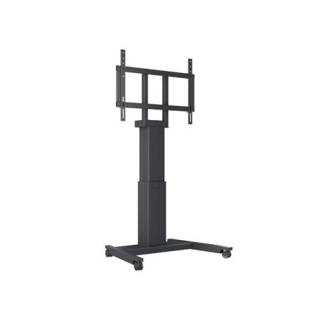 MULTIBRACKETS Gurulós motoros padlóállvány, M Motorized Public Floorstand 160kg Black SD (42-110")