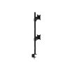 MULTIBRACKETS Asztali konzol (2 monitoros), M VESA Deskmount Officeline Dual Vertical Black