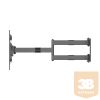 Multibrackets Long Reach 910 mm fali konzol, karos, dual, dönthető, forgatható 50"-90", fekete