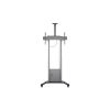 MULTIBRACKETS Gurulós motoros padlóállvány, M Motorized Floorstand incl cabinet & camerashelf 120kg Black (42-100")