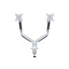 MULTIBRACKETS 2 karos asztali konzol, M Deskmount Gas Spring Dual White