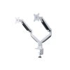 MULTIBRACKETS 2 karos asztali konzol, M Deskmount Gas Spring Dual White