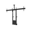 MULTIBRACKETS Motoros 2 karos padlóállvány, M Motorized Floormount/ Wallstand Dual Screen incl cabinet & cam-shelf 120kg