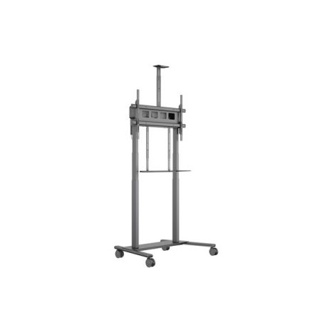 MULTIBRACKETS Gurulós motoros padlóállvány, M Motorized Floorstand XL 150kg Black (42-100", max.VESA: 1000x600 mm)