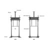 MULTIBRACKETS Motoros padlóállvány, M Motorized Floorbase XL 150kg Black (42-100", max.VESA: 1000x600 mm)