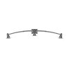 MULTIBRACKETS 3 karos asztali konzol, M VESA Desktopmount Triple Desk Clamp 15"-24"