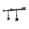 MULTIBRACKETS 3 karos asztali konzol, M VESA Desktopmount Triple Desk Clamp 24"-32"