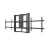 MULTIBRACKETS Motoros 2 karos fali konzol, M Motorized Wallmount Dual Screen 160 kg Black SD (max. 2x84")