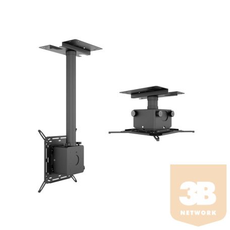 MULTIBRACKETS Projektor mennyezeti konzol, M Projector Mount Pro HD 40kg Black